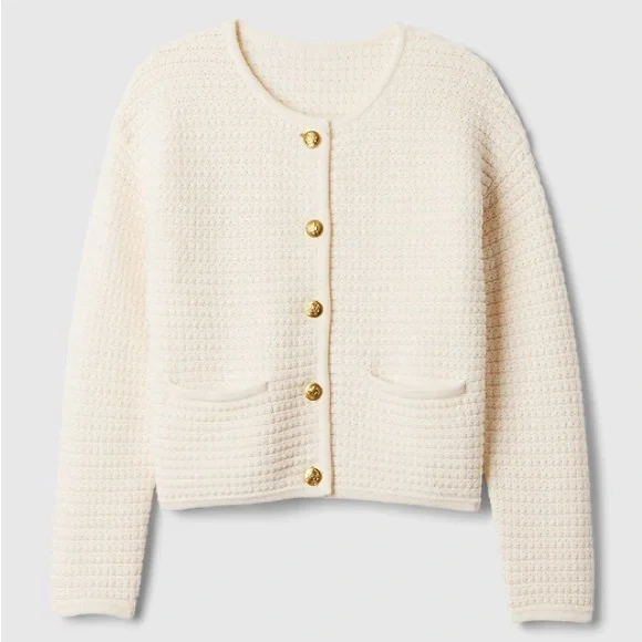 Textured Sweater Jacket - Picture 4 of 6